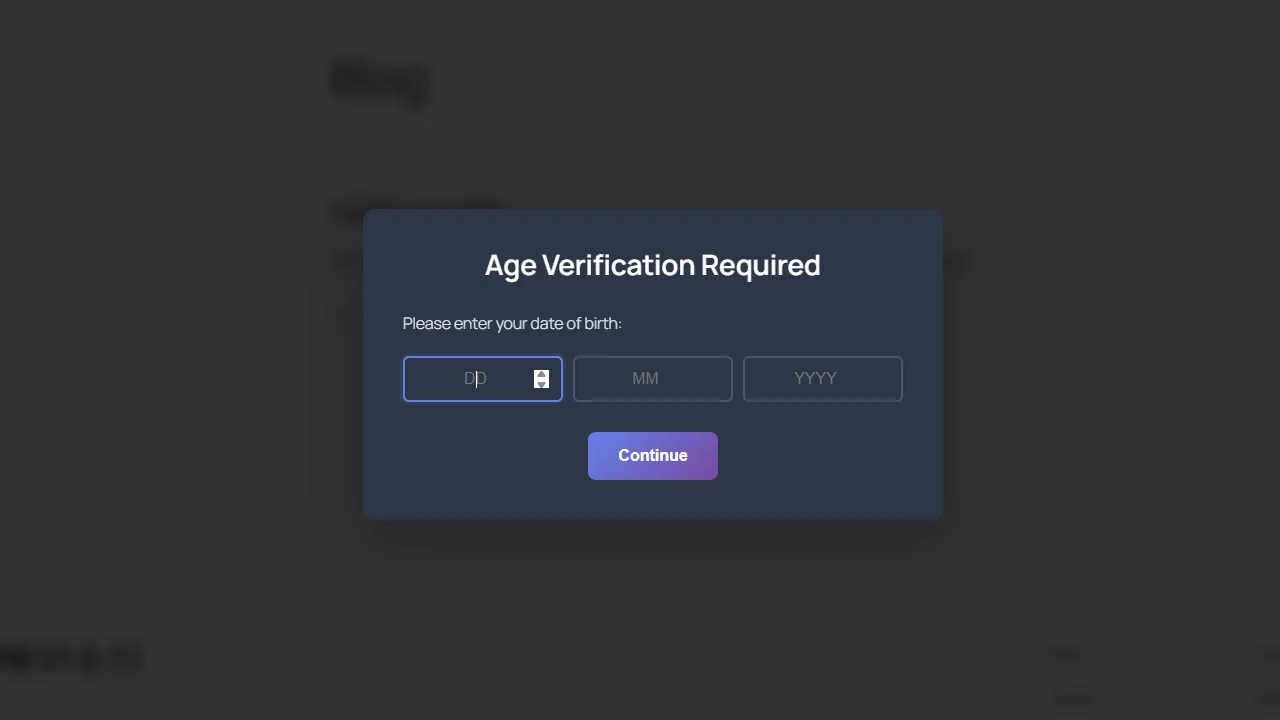 Age Verification Popup - Image 4